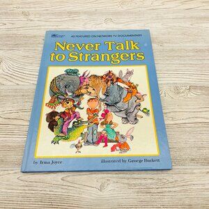 Vintage Never Talk To Strangers Golden Book